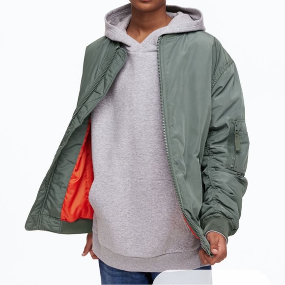 H&M Oversized bomber jacket 14+ - Picture 3 of 6